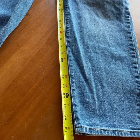 Old Navy OG Blue High Waisted Side Split Ankle Jeans Plus Size 20. EUC - Picture 10 of 15